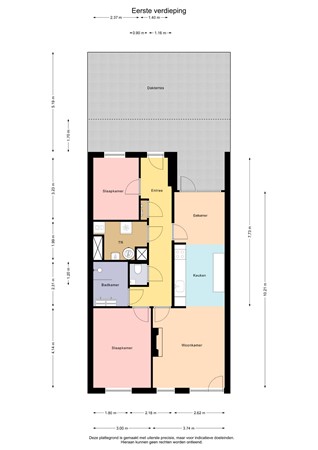 Floorplan - De Boei 13, 8302 ET Emmeloord